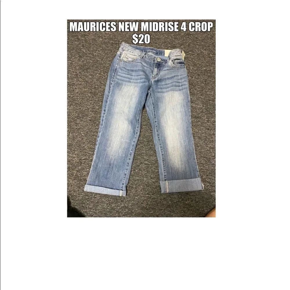 MAURICES NEW MIDRISE 4 CROP JEANS